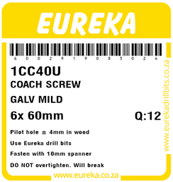 1CC40 - Coach Screw -1CC40_Label_T